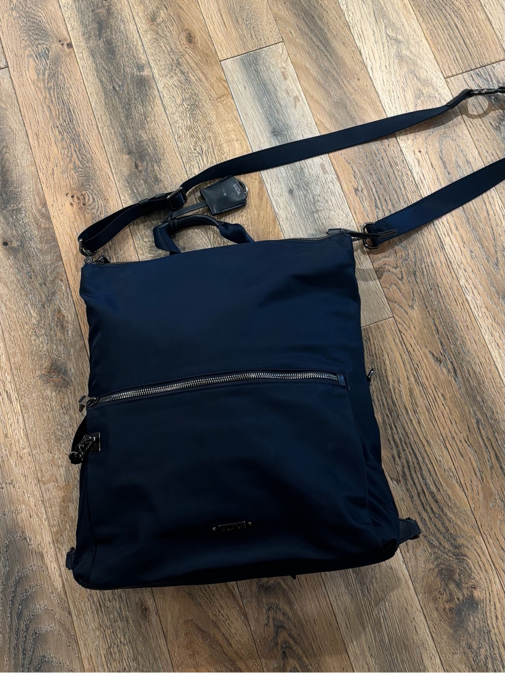 Navy Tumi Crossbody/Backpack - Sleek Everyday Carry